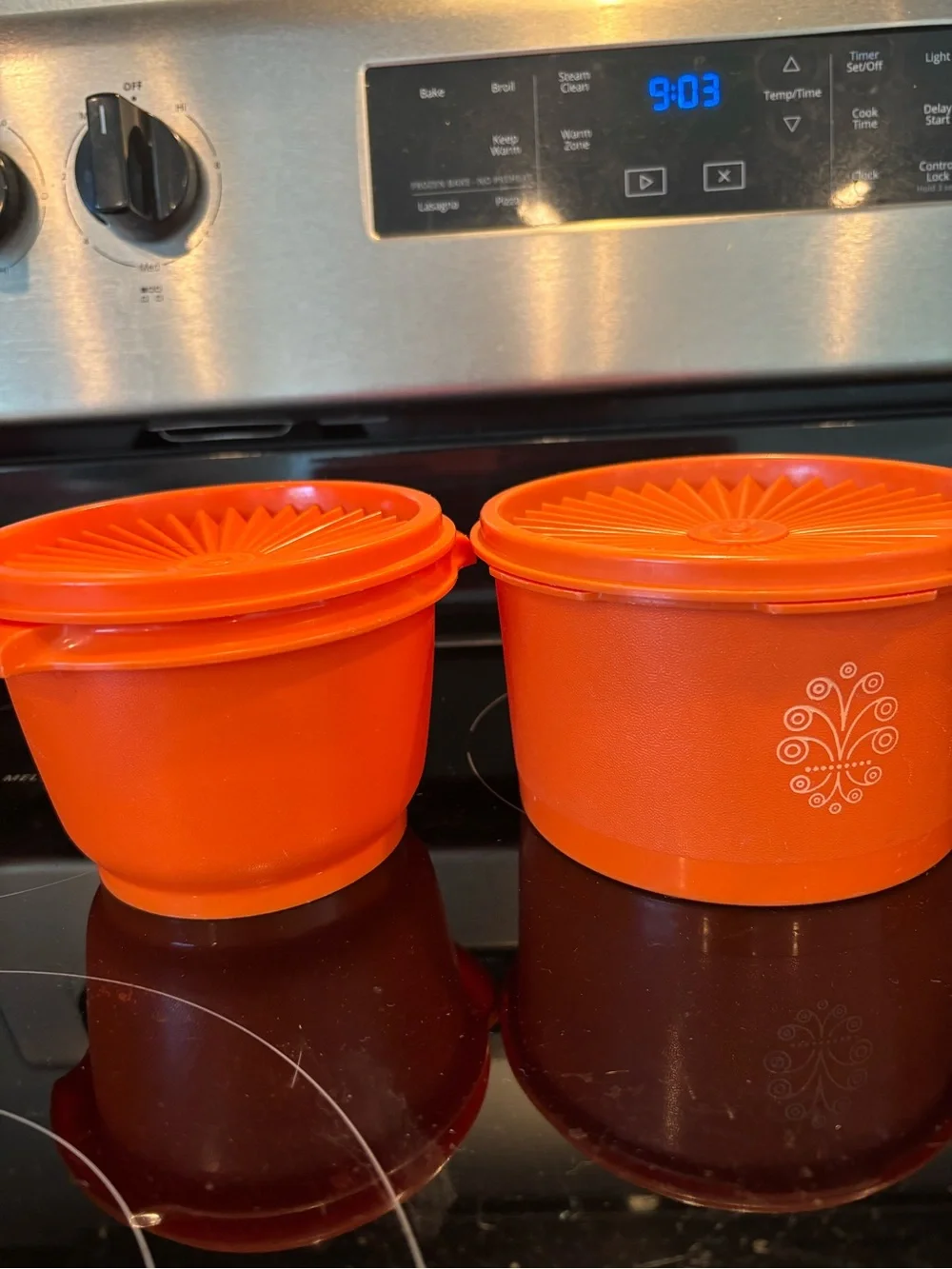 Set of two vintage Tupperware Containers